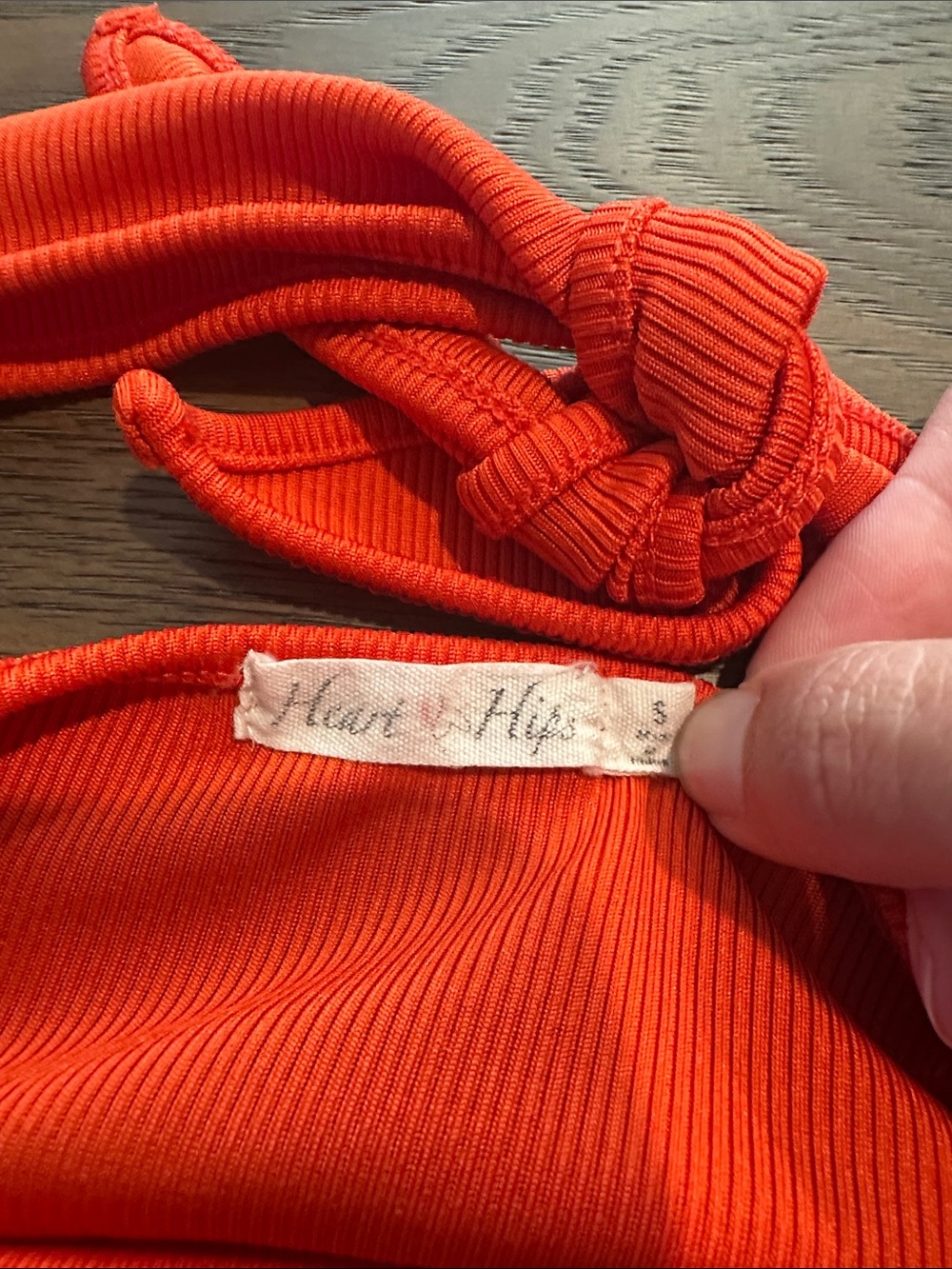 Heart & Hips Vibrant Orange Halter Maxi Dress - Picture 2 of 4